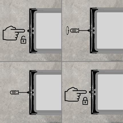 Tabboy Home compacte wandhouder iPad 10th-11th gen