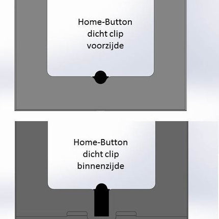 Tabboy XL iPad 10.2 (2019-2021) houder met anti-diefstal beveiliging