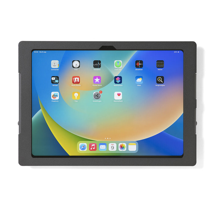 TABDOQ Tabdoq Lite Budget Wandhouder voor iPad 10th-11th gen. Zwart-Grijs