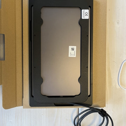 tabletsolution-nl Kabel USB-A naar USB-C haakse stekker, 1 meter- Zwart