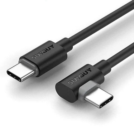 Tabletsolution PoE+ naar USB-C Adapter, 25W, 100 Mbit/s, met Haakse USB-C Kabel