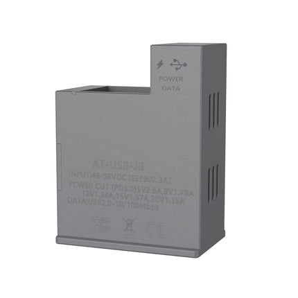 Tabletsolution PoE naar USB-C adapter met 2 USB-C poorten