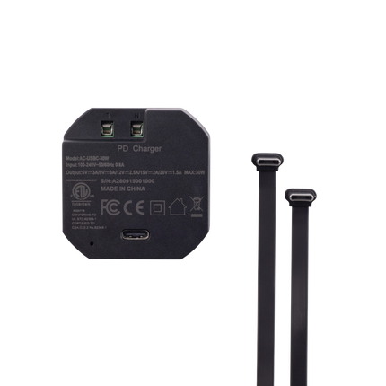 Tabletsolution USB-C Voedingsadapter 30W Inbouw