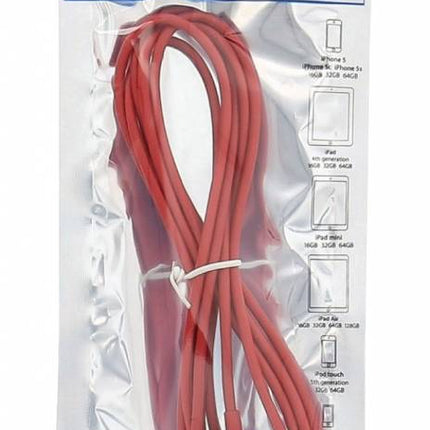 Tabletsolution.nl 2 meter USB lightning sync & charge-kabel Rood