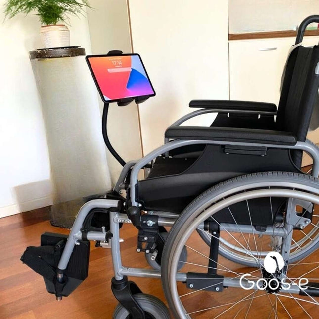 Tabletsolution.nl GOOS-E Tablet houder & Telefoonhouder PRO - buis pijpklem XL - hals 35/55 of 75 cm