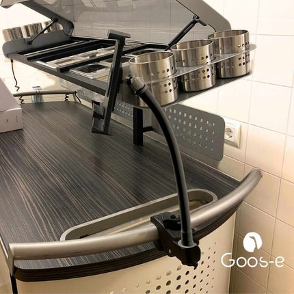 Tabletsolution.nl GOOS-E Tablet houder & Telefoonhouder PRO - buis pijpklem XL - hals 35/55 of 75 cm