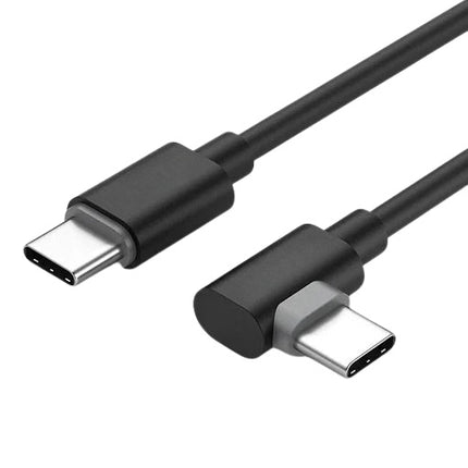 Tabletsolution.nl Haakse USB-C naar USB-C kabel oplaadkabel  2mtr