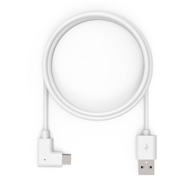 Tabletsolution.nl Haakse USB-C to USB-A 2.0 kabel 2 mtr  Wit