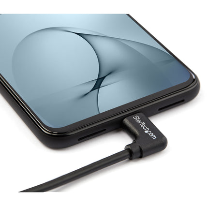 Tabletsolution.nl Haakse USB-C to USB-C 2.0 kabel 1 mtr