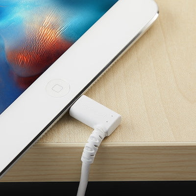 Tabletsolution.nl iPad Lightning kabel haaks 2 meter -Wit