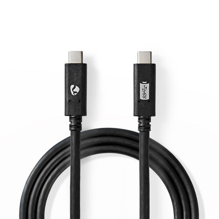 Tabletsolution.nl Kabel USB-C naar USB-C, 2 meter Zwart
