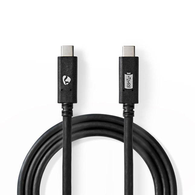 Tabletsolution.nl Kabel USB-C naar USB-C, 2 meter Zwart