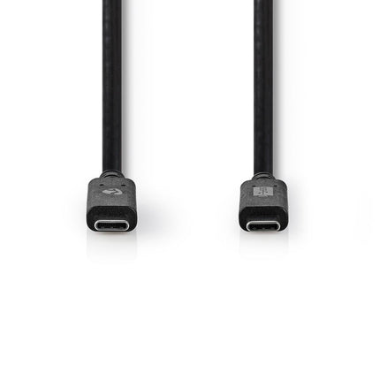 Tabletsolution.nl Kabel USB-C naar USB-C, 2 meter Zwart