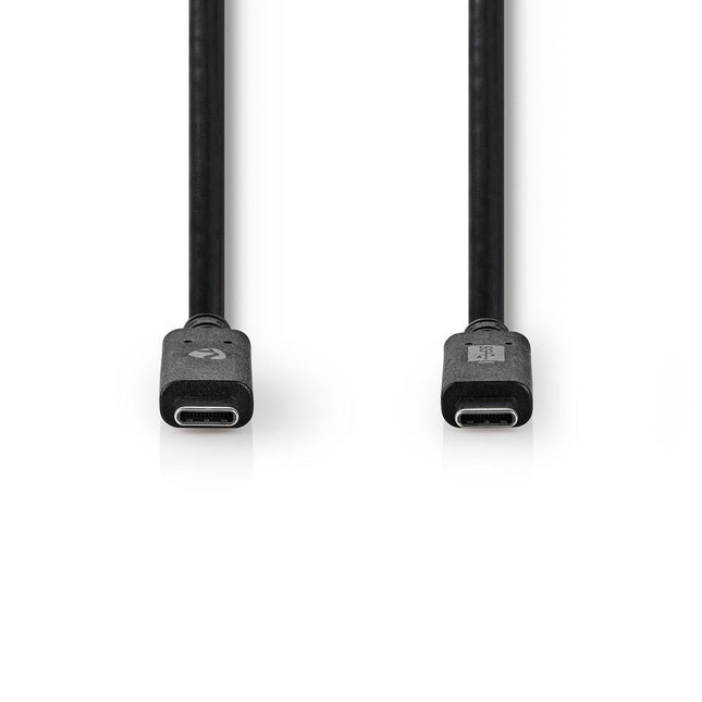 Tabletsolution.nl Kabel USB-C naar USB-C, 2 meter Zwart