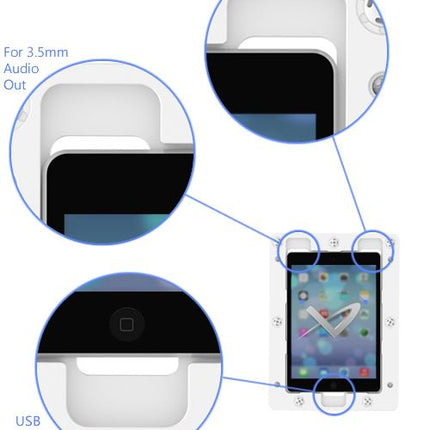 Vidamount On-Wall iPad 9.7 wandhouder- Zwart