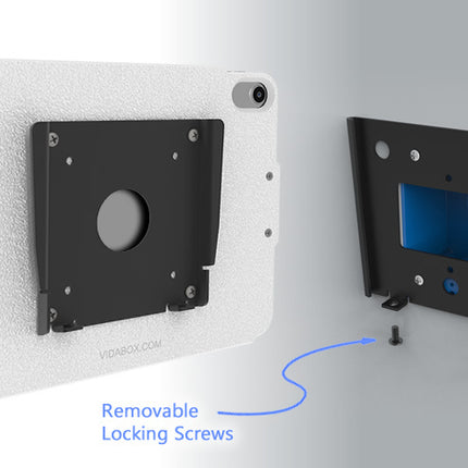 Vidamount Pro 11" (Gen 1| 2 | 3 | 4) open  iPadhouder met muur montage