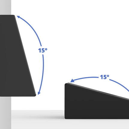 Vidamount Vaste VESA wand/tafel mount met 15° kijkhoek
