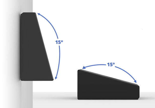Vidamount Vaste VESA wand/tafel mount met 15° kijkhoek