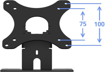 Vidamount VidaMount Kantelbare Tablet Tafelstandaard VESA 75/100