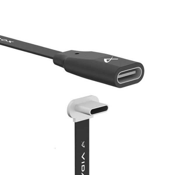 Vidamount VidaPower USB-C platte verlengkabel met hoog wattage - 30 cm