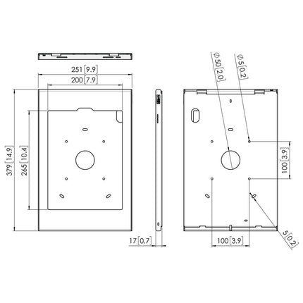 Vogel's Professional Tablock Tabletbehuizing iPad Pro 12.9 (2020/2021)