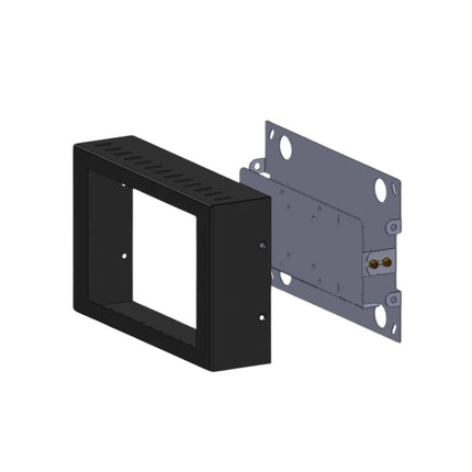 WTB Design 10" stalen monitorbehuizing extra ruimte