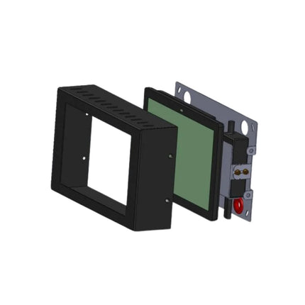 WTB Design 10" stalen monitorbehuizing extra ruimte