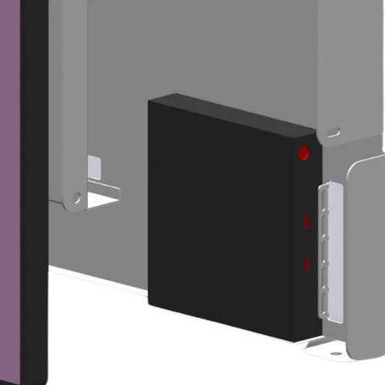 WTB Design 48" stalen monitorbehuizing