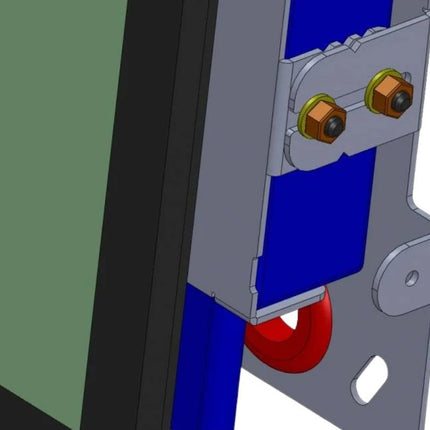 WTB Design 48" stalen monitorbehuizing