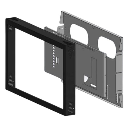 WTB Design 65" stalen monitorbehuizing