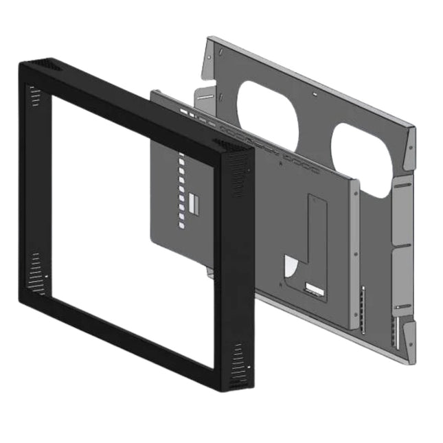 WTB Design 65" stalen monitorbehuizing